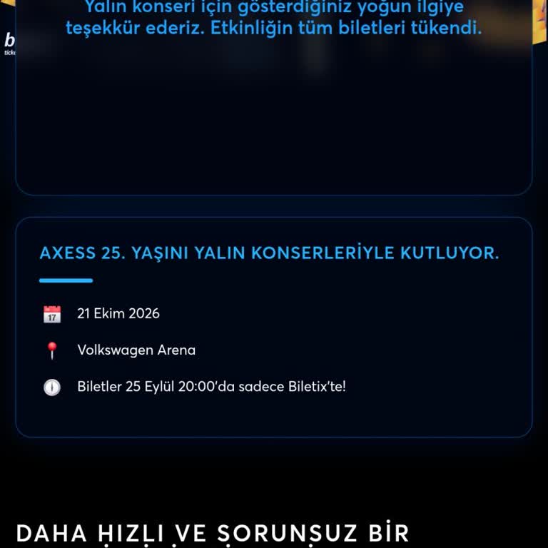 Sistem Çökmesi Nedeniyle Konser Bileti Alınamıyor