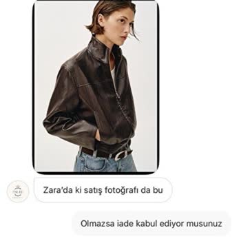 Beden Büyük Ve Boyun Ezik Olan Zara Ceketi İçin İade Talebim Haksız Şekilde Reddedildi