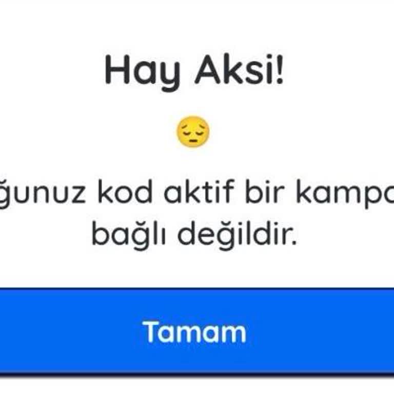Pepsi Kapak Kodu Aktif Kampanyada Tanınmıyor