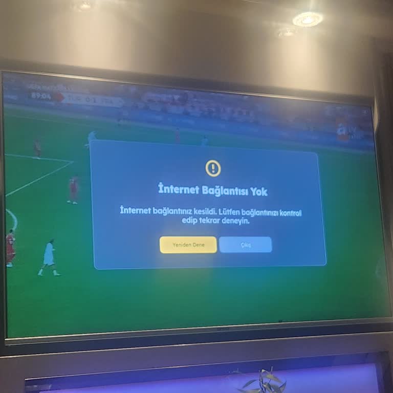 Sürekli Bağlantı Yok Uyarısı Yayını İzlemeyi Engelliyor