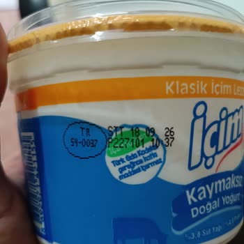 İçim Markalı Yoğurtta Son Kullanma Tarihi Geçmiş Gönderildi