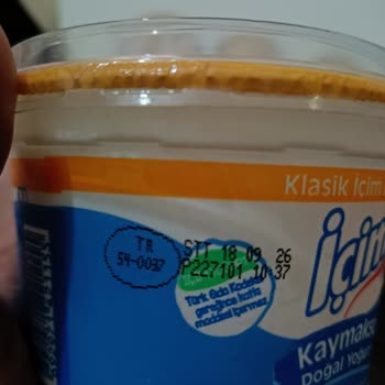 İçim Markalı Yoğurtta Son Kullanma Tarihi Geçmiş Gönderildi