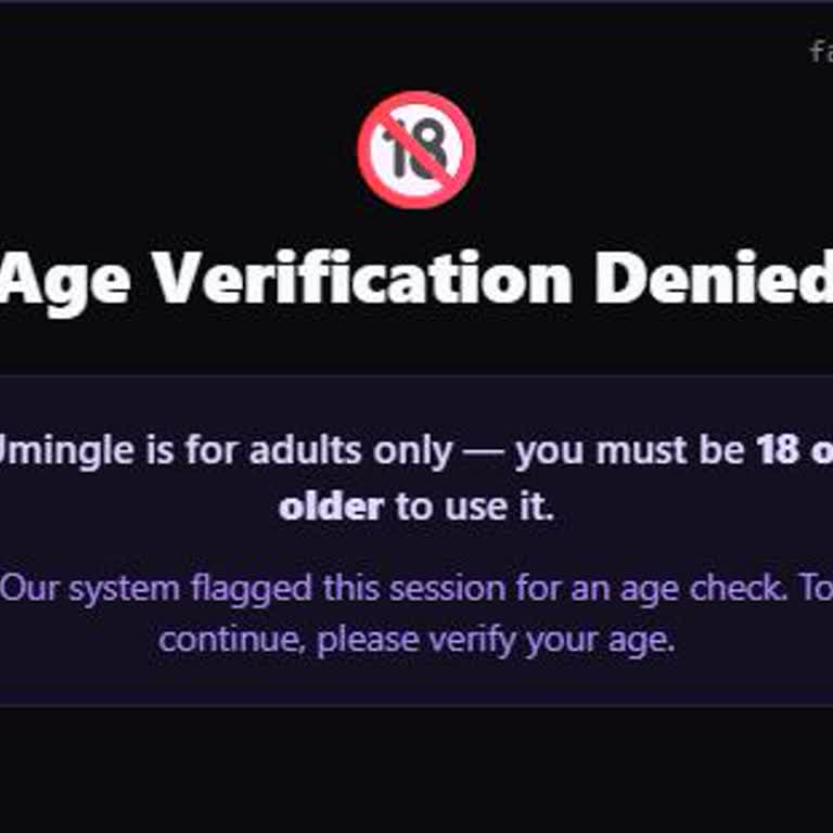 Umingle Account Blocked After Age Check Despite Being 19