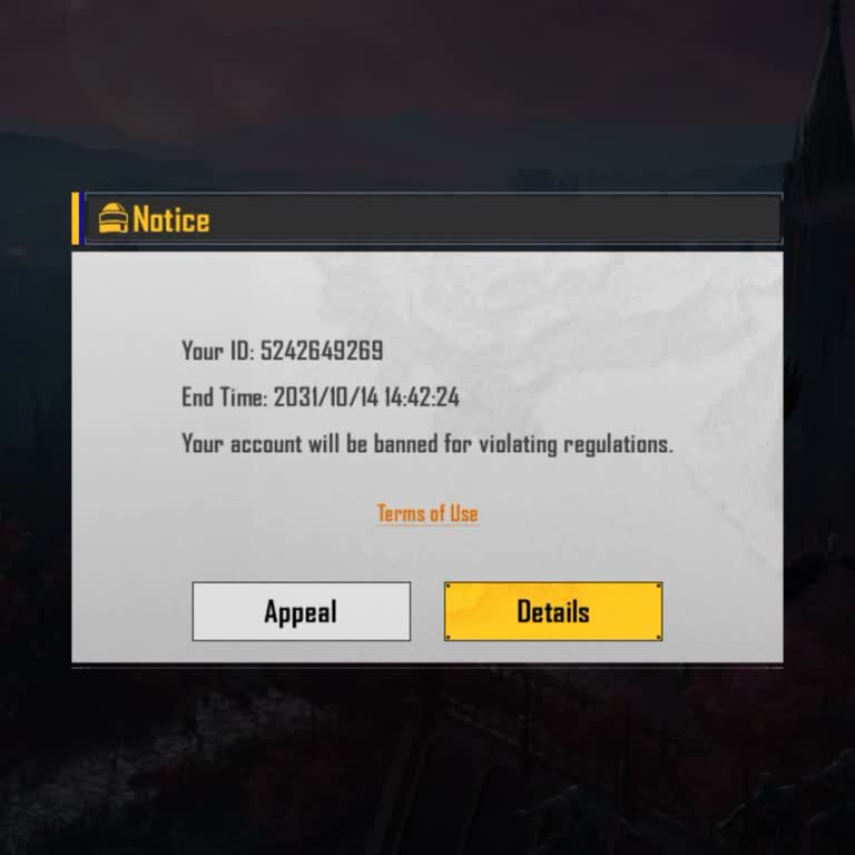 BGMI Account Banned Until 2031 for Rule Violation