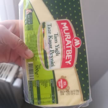 Muratbey Tam Yağlı Kaşar Ambalaj Kapalıyken Küf Bulunması