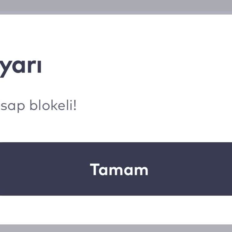 Hesabım Blokeli, İstanbulkart Mobil Uygulamasına Erişemiyorum