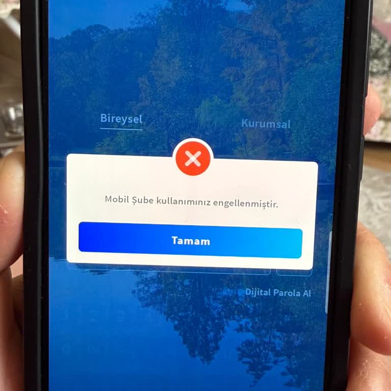Mobil Şube Erişimi Engellendi Ve Müşteri Kaydı Bulunamıyor