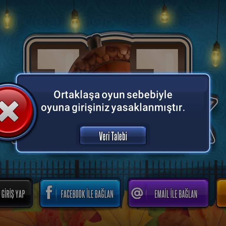 Yanlış Banlanan 101 Okey Plus Hesabımın İncelenmesini Talep Ediyorum
