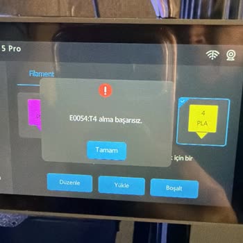Creator 5 Pro Yazıcıda Hata Ve Destek Sorunu