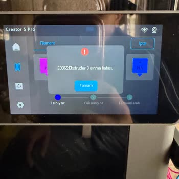 Creator 5 Pro Yazıcıda Hata Ve Destek Sorunu