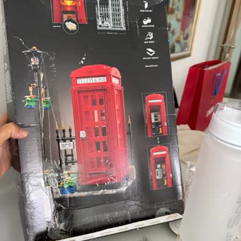 Lego London Telefon Kulübesi Setinde Eksik Poşet Ve Hasarlı Kutu