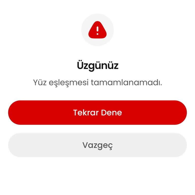 Doa Yüz Tanıma Hatası Bakiyeye Erişimi Engelliyor