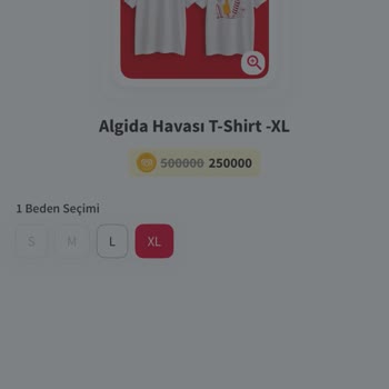 Algida Uygulamasında Ödül Çekleri Tükendi Hatası T-Şort Alımını Engelliyor
