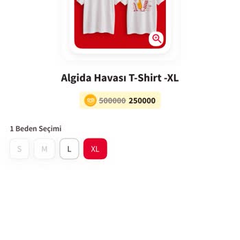 Algida Uygulamasında Ödül Çekleri Tükendi Hatası T-Şort Alımını Engelliyor