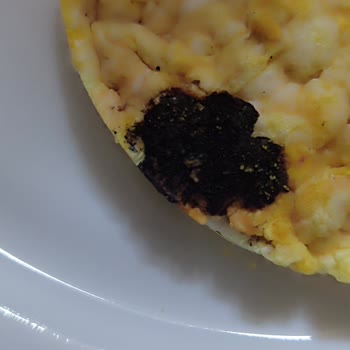 Bal Ve Hardal Aromalı Eti Gong Patlağında Yanık Parça Ve Kötü Koku