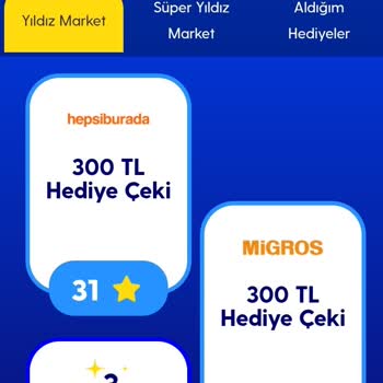 GNC Uygulamasında Yıldızlarım Boşa Gitti Ve 300 TL Çek Alamadım