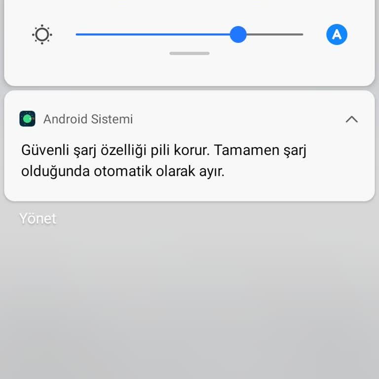 Güvenli Şarj Modu Şarjı Durduruyor