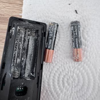 Son Kullanma Tarihi Geçmemiş Duracell Pilinin Akması Ve Kumanda Hasarı