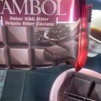 Kahve Dünyası Tambol Çikolata İçinden Taş Çıktı