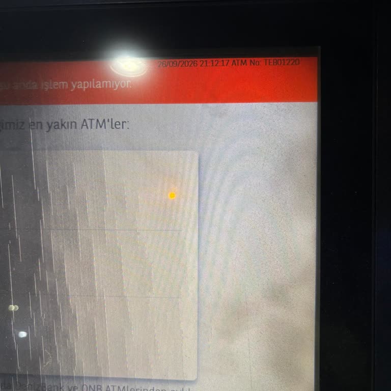 ATM Arızası Nedeniyle 39.200 TL Para Yatırma İşlemi Gerçekleşmedi Ve Uzun Bekleme Süreci