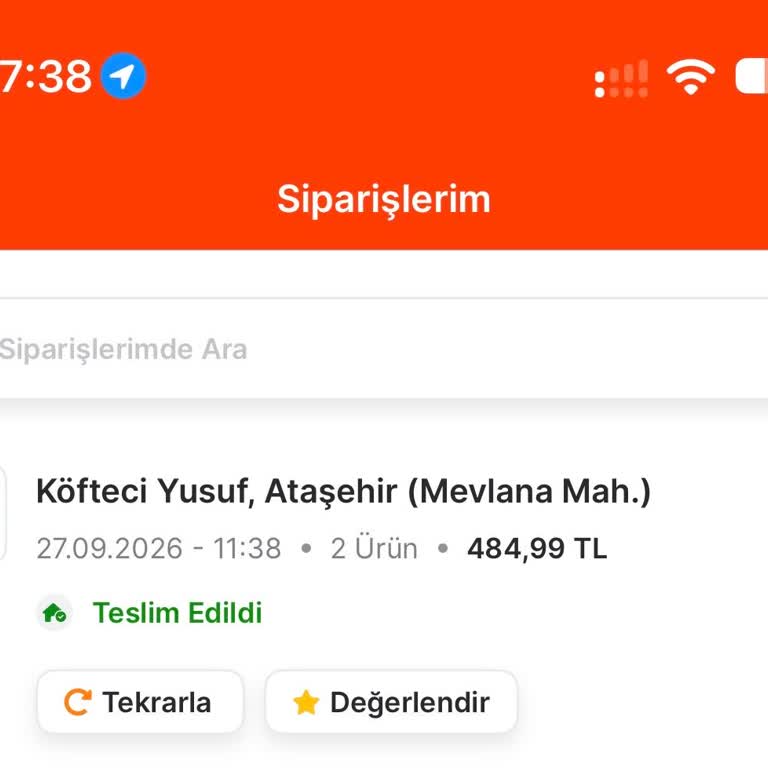 Teslim Edilmediği Görünen Sipariş İçin Hemen İade Ve İnceleme Talebi