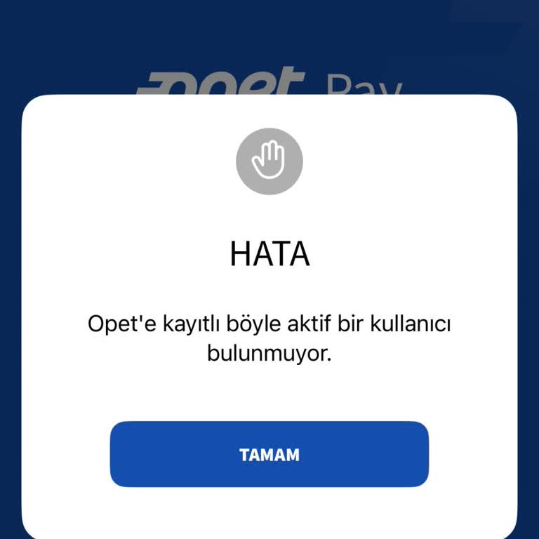 Opetpay Hesabımda Bakiye Görünmüyor Ve Aktif Kullanıcı Yok Uyarısı