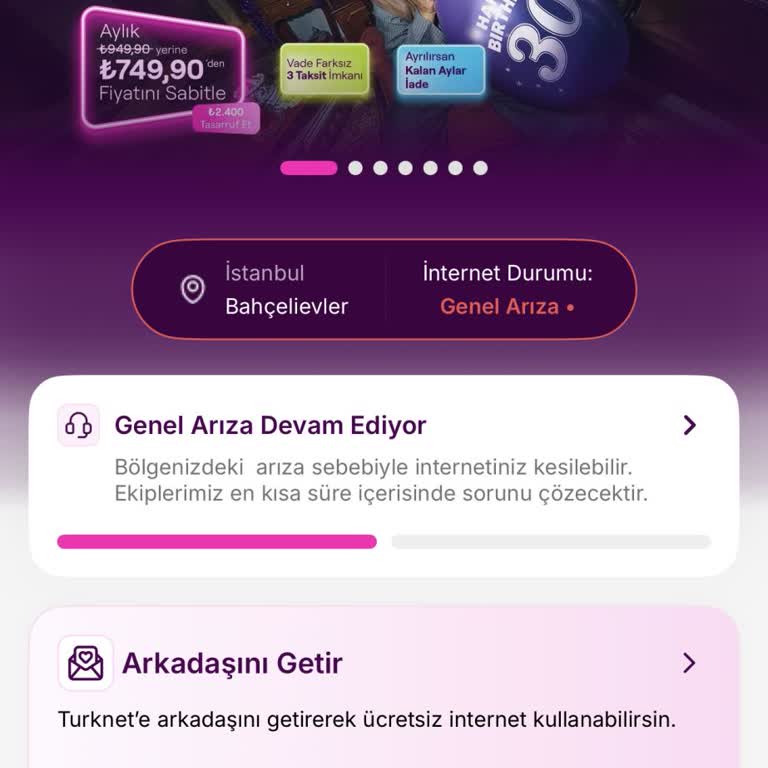 TurkNet'te Uzun Süreli İnternet Kesintisi Ve Çözüm Bulunamaması