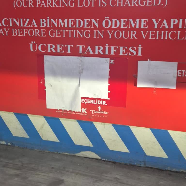 Venezia Mega Outlet Gizli Otopark Ücreti ve 450 TL Fazla Ödeme Talebi