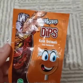Akaş Fruity Akas Dips Kola Aromalı Toz Şekerden Lolipopu Çıkmadı!