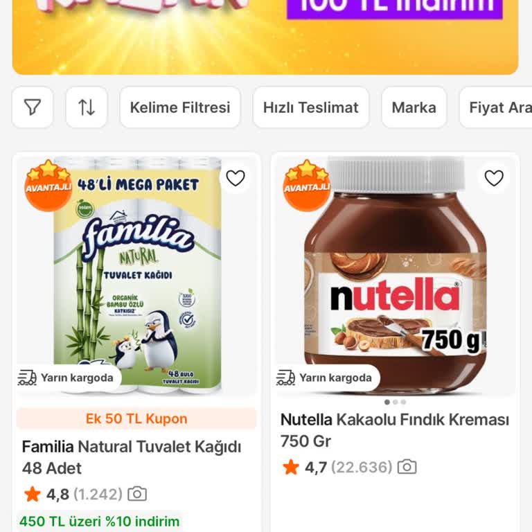 Kazanılan 100 TL Kupon Sepete Yansımadı Ve Müşteri Hizmetine Ulaşılamadı