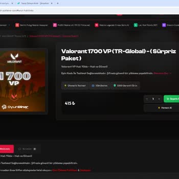 Valorant Sürpriz Paketi İçerisinde Aldığım VP Miktarı Açıklamayla Uyuşmuyor