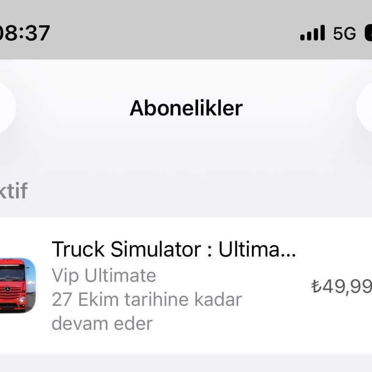 Satın Alınan Vip Ultimate Üyelik Ve Yeni Çekici Hesaba Tanımlanmadı