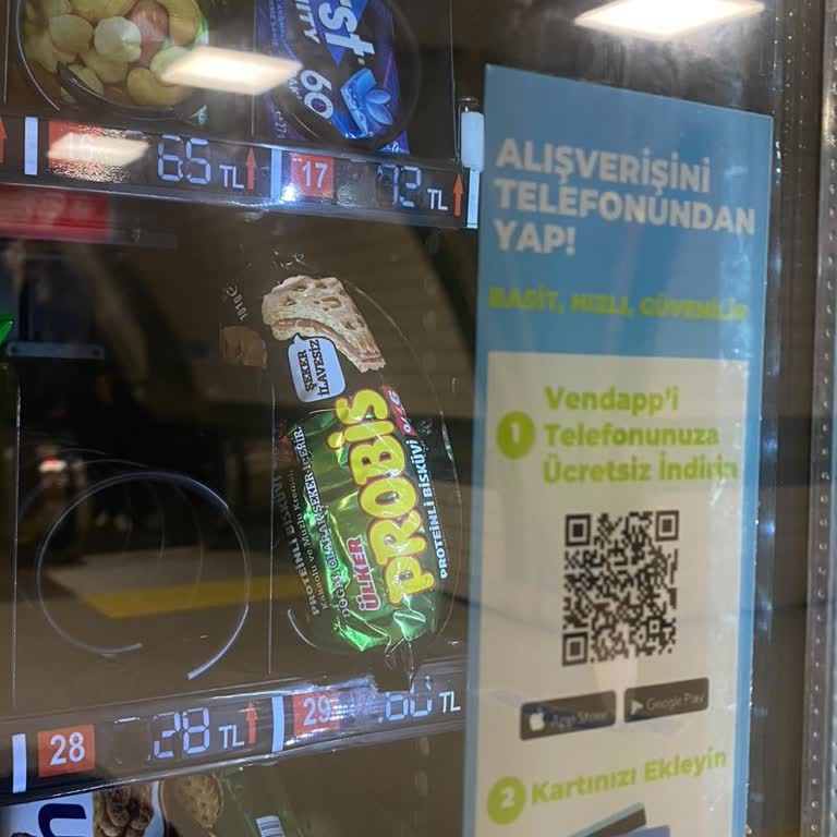 Vending Makinesinde Alınamayan Bisküvi İçin Ücret İadesi Talebi