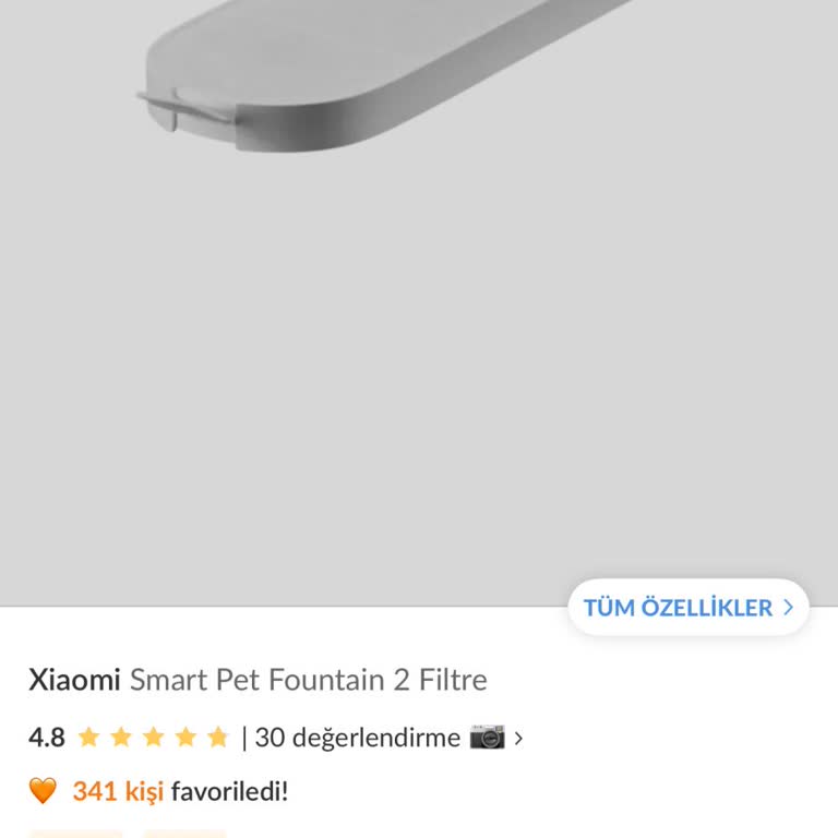 Xiaomi Smart Pet Fountain 2 Modelinde Filtre Tedarik Sorunu