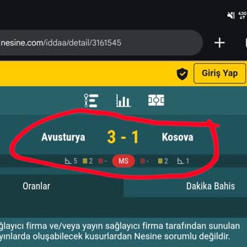 Nesine Kupon Kazancım Sistem Hatasıyla Kayıp İşaretlendi