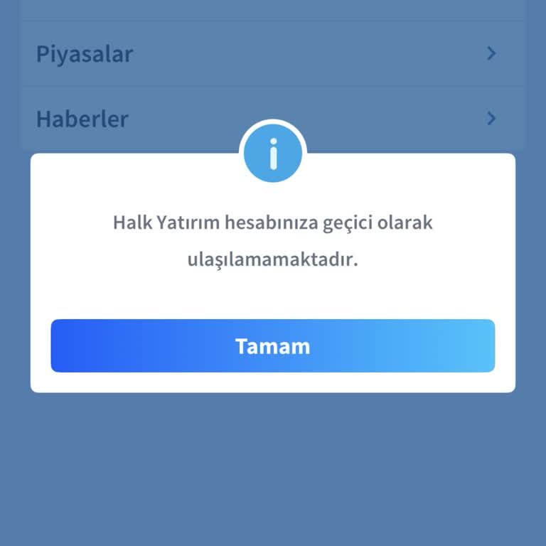 Halkbank Mobil Uygulamasında Sürekli Erişim Hatası İşlem Yapamama Sorununa Yol Açıyor