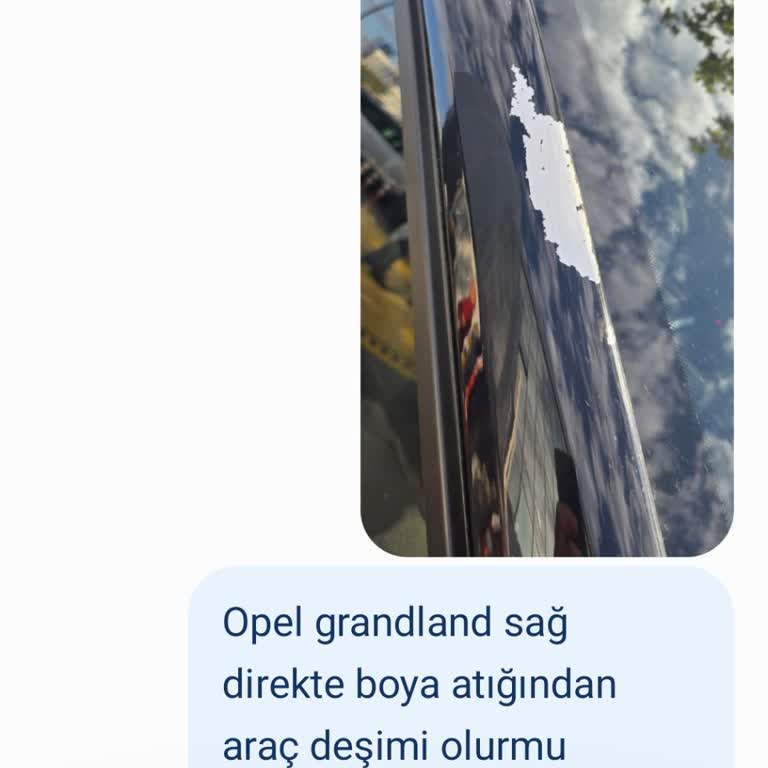 Opel Grandland Ön Direk Boya Soyulması Ve Ayıpsız Değişim Talebi