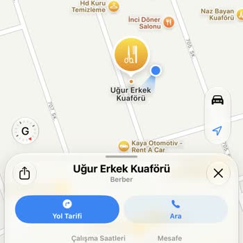 Google Haritalar’da Yanlış İşletme İsmi Ve Türü: Uğur Erkek Kuaförü Olarak Görünüyor