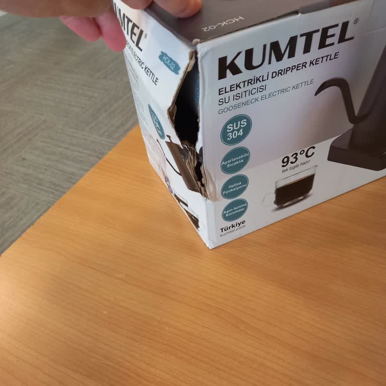 Kumtel Su Isıtıcısının Kırık Paketi Ve Özensiz Kargo Süreci