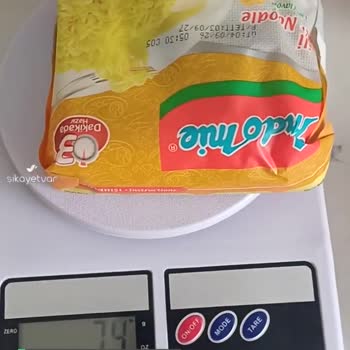 İndomie Noodle Gramajı Üzerindeki İle Uyuşmuyor!