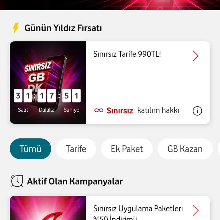 Ödeme Sonrası Kaybolan 990 TL Tarife Teklifi İçin Açıklama Ve Tekrar Açılma Talebi