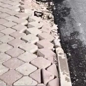 ASKİ Ankara Kanalizasyon Çalışması Sonucu Bozulan Kaldırımlar