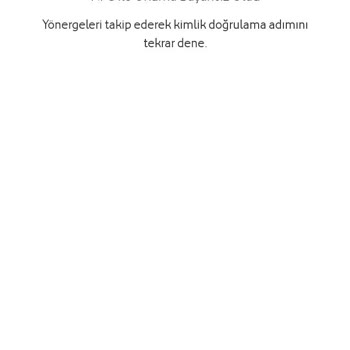 Vodafone Play Hesabına Giriş Yapamıyorum: NFC Okuma Hatası