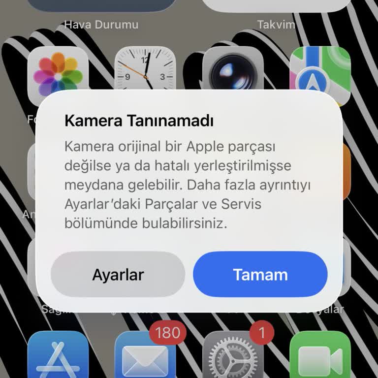 Iphone 15 Kamera Arızası, Siyah Ekran Ve Bilinmeyen Parça Uyarısı, Garanti Kapsamında Değişim Talebi