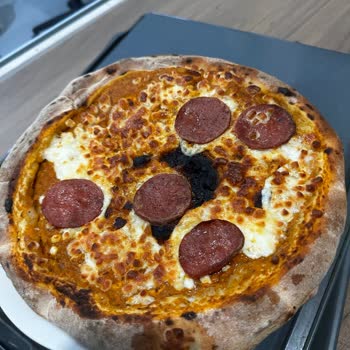 Superfresh Pizza Artizan Dana Pepperoni Yanık Ve Pesto Sosu Eksik