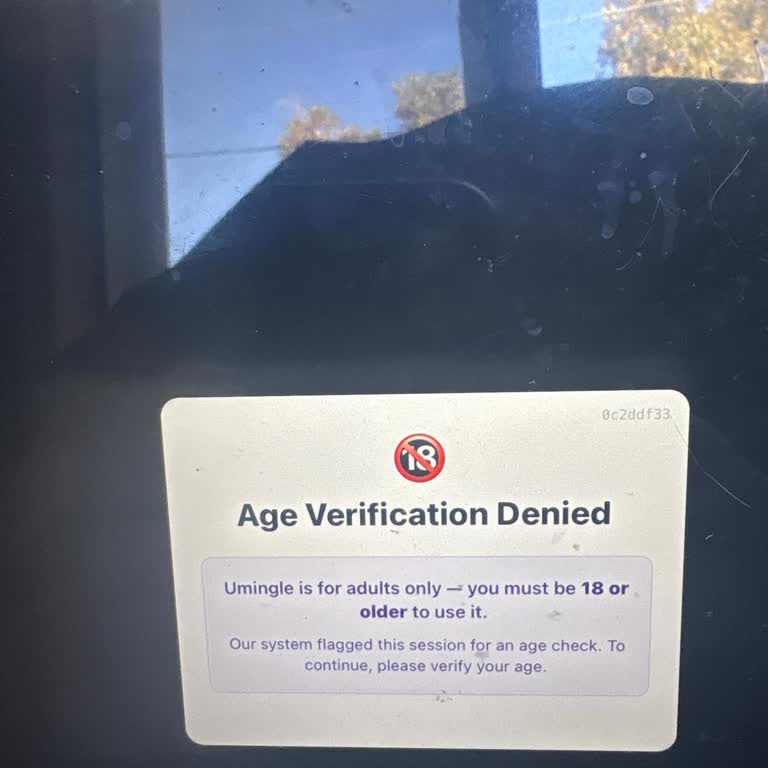 Umingle Banned Wrong Age Verification