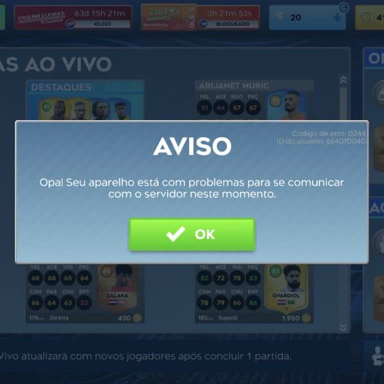 Dream League Soccer Server Connection Error on Samsung Galaxy A05