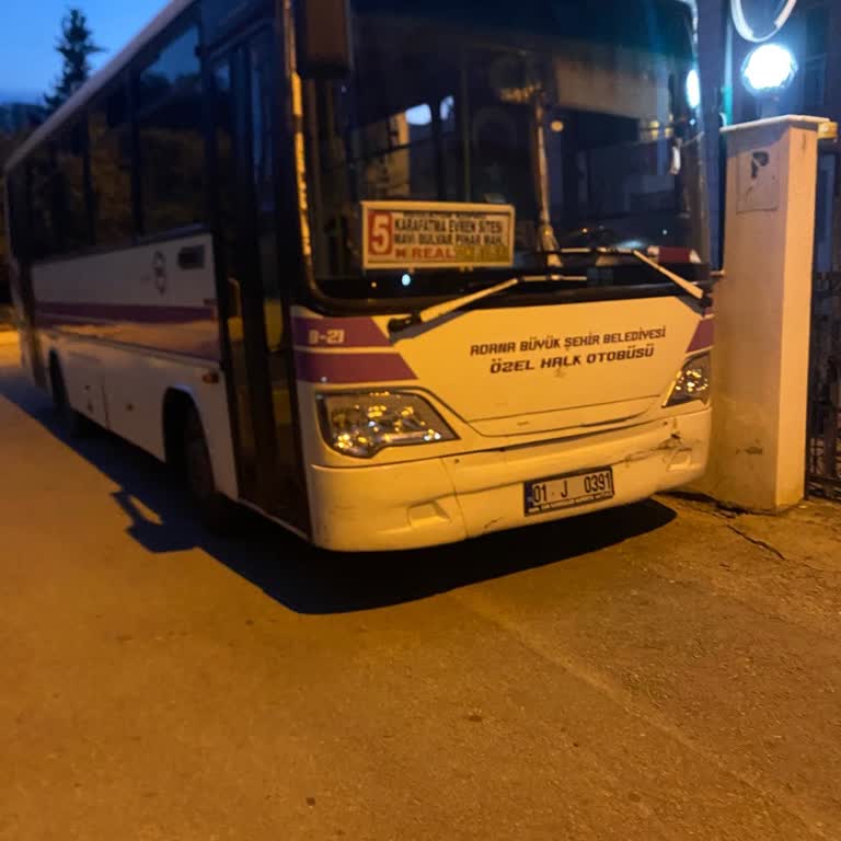 Adana Seyhan’da Erken Saatlerde Otobüs Gürültüsü Uykuya Engel Oluyor