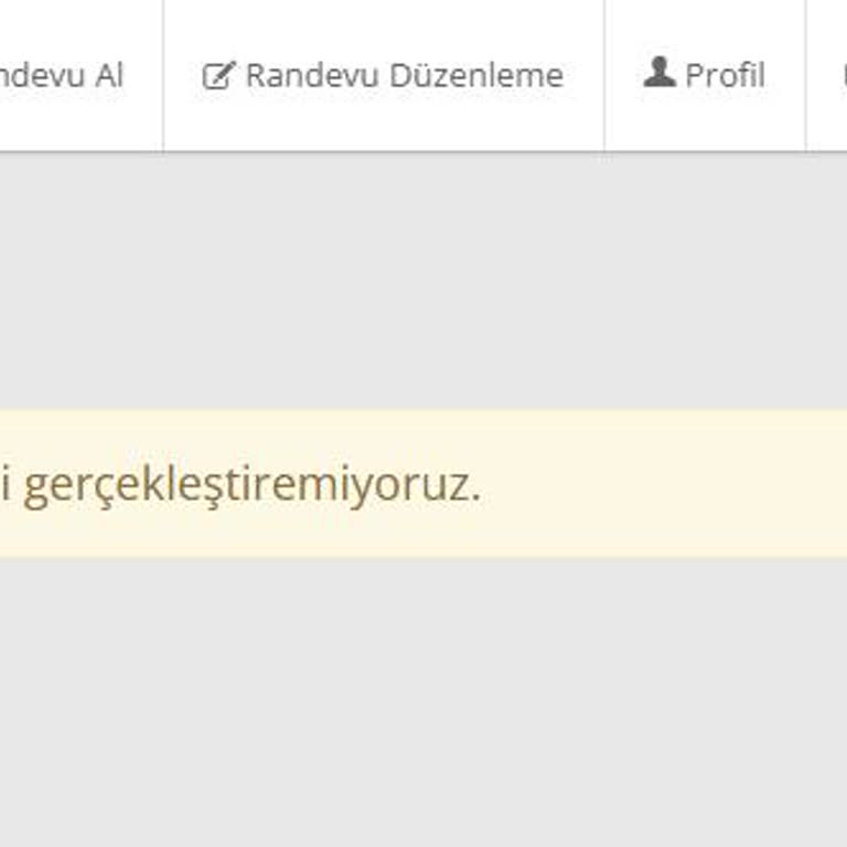 İdata Randevu Sisteminde Sürekli Hata Ve İletişim Kanallarının Ulaşılamaz Olması