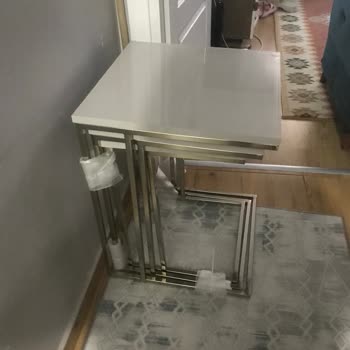Olivia Zigon Sehpa Gold Ayak Beklerken Gümüş Gelen Ve Teslimat Geciken Ürün İçin Şikayet